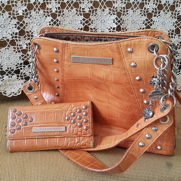 Harley-Davidson Handbags - Harley Davidson Purse and Wallet Set